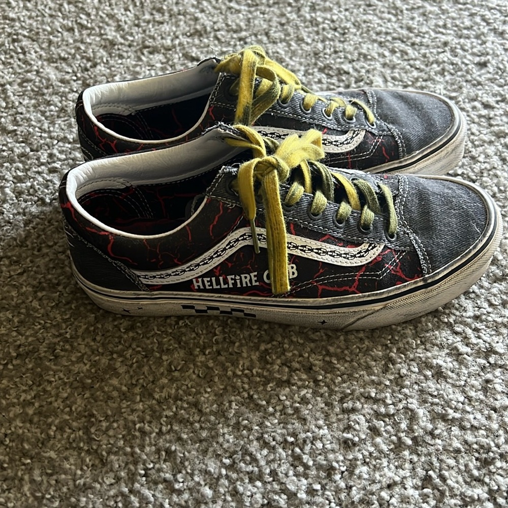 Stranger Things Hellfire Club Vans